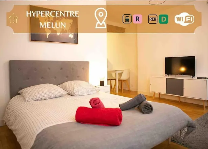 Séjour à Melun Appart\'Hôtel de l\'Hypercentre